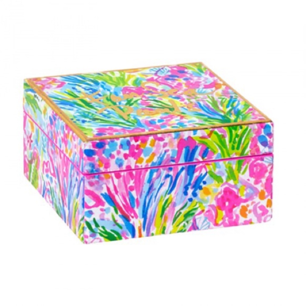 Lilly Pulitzer Fan Sea Pants Small Lacquer Box